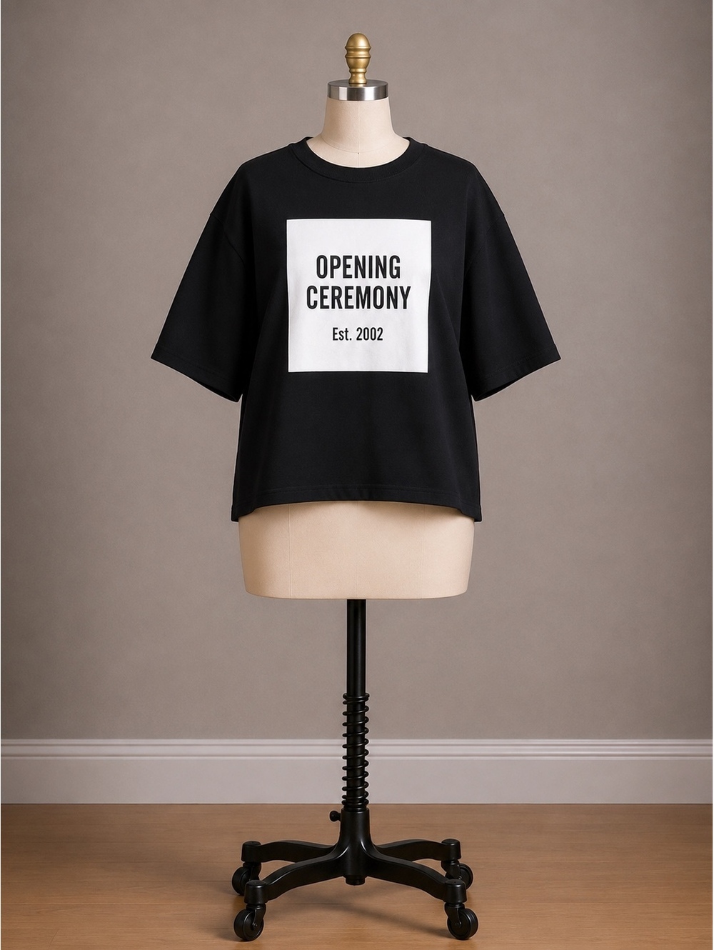 Opening Ceremony Black Heavyweight Cotton Graphic Sweatshirt Top Size L NWT